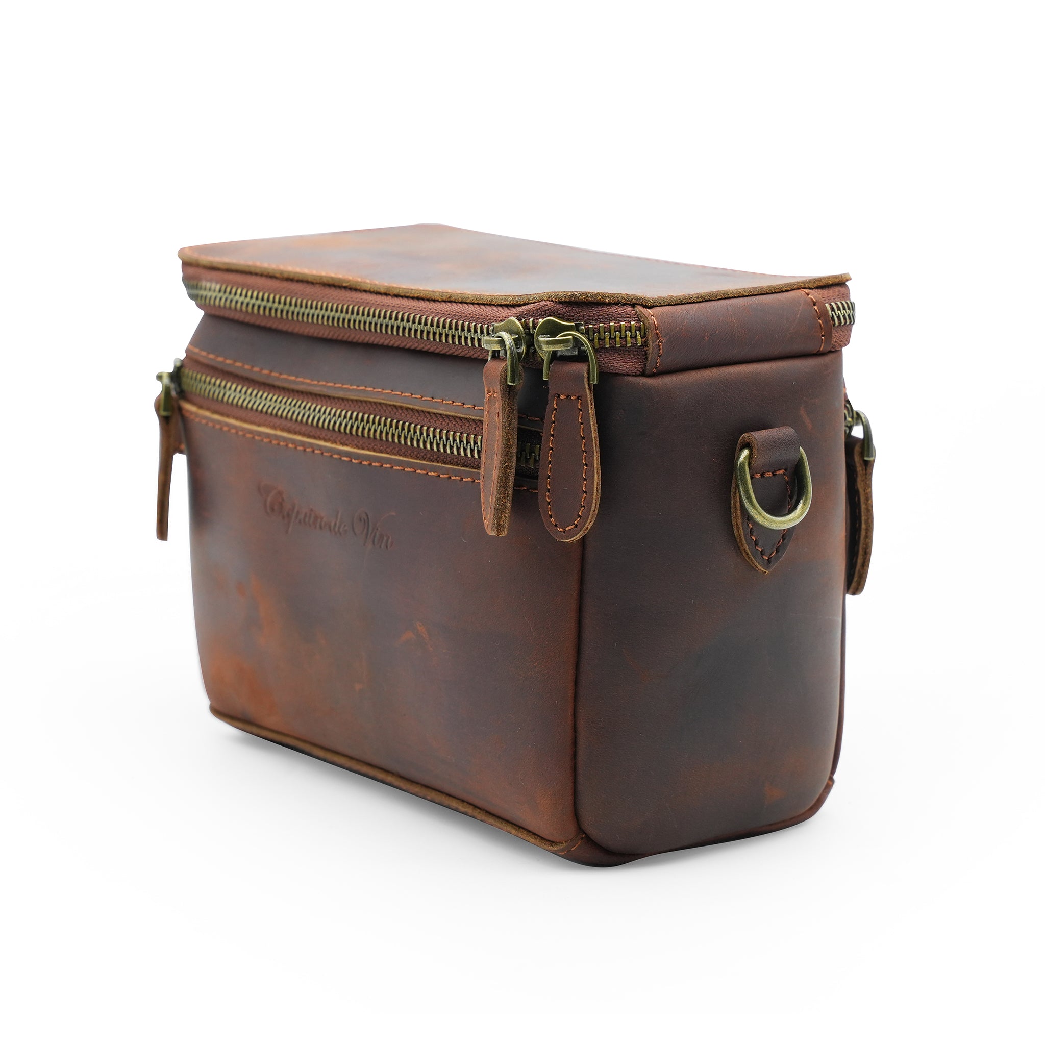 VinVoyage Premium-Tragetaschen-Add-On aus Leder